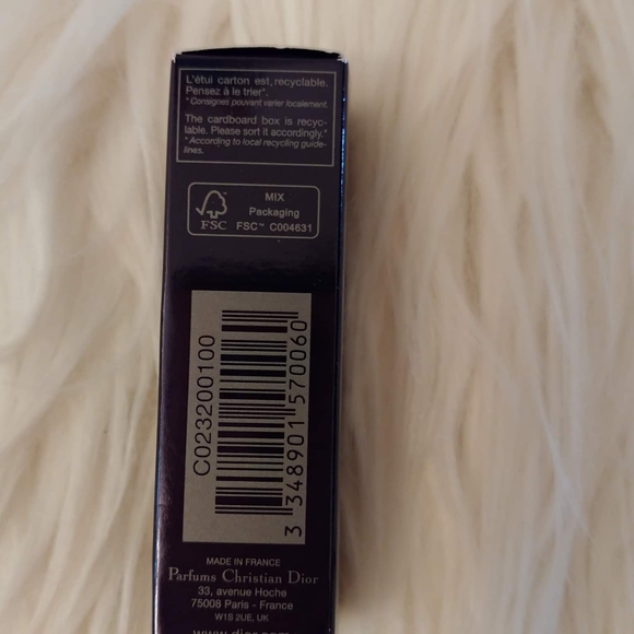 💋FIRM! NWT DIOR ROUGE DIOR 000 DIORNATURAL SATIN LIP BALM - Picture 5 of 16